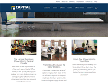 Tablet Screenshot of capitalofficefurniture.com